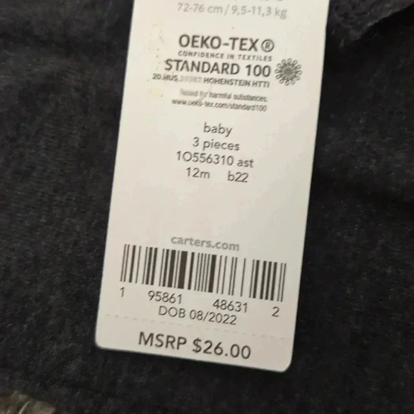 Baby Carter's 3 piece polar bear outfit set - Picture 6 of 8